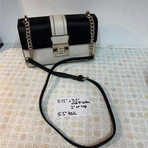 Apt. 9 Black and White Crossbody Bag